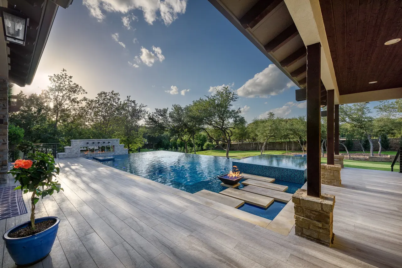 Fire & Water Estate — Estate pool & spa in Texas Hill Country, TX by GB IV Designs (photo 15)